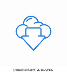 Download von Cloud-Symbol-Vektor