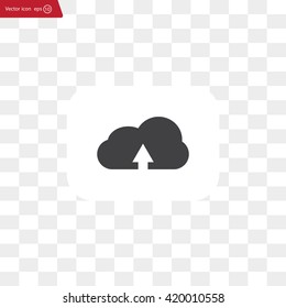 Download from cloud icon. Upload button. Load symbol.