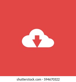 Download cloud network icon illustration isolated vector sign symbol