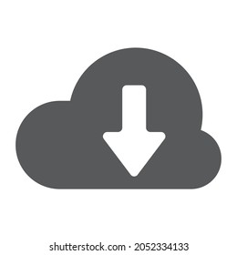 Download from cloud storage Vector illustration EPS 10