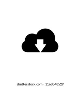 download cloud symbol