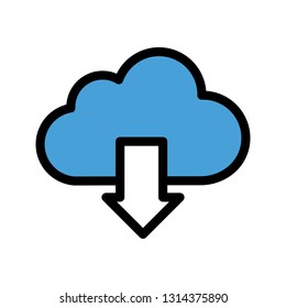  Download Cloud Vector Icon
