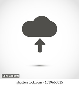 download cloud vector icon