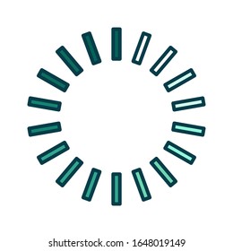 Download color line icon. Loading sign. Vector illustration for web page, app, promo. UI UX GUI design element. Editable stroke.