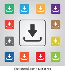 download colored vector icon for web and mobile