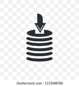 Download Data vector icon isolated on transparent background, Download Data logo concept