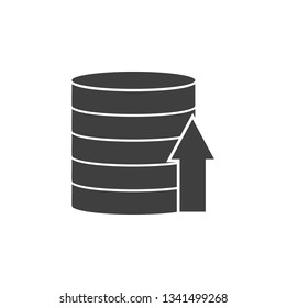 download database icon. One of the collection icons for websites, web design, mobile app