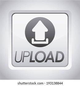 Download design over gray background, vector illustration