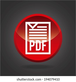 Download design over gray  background, vector illustration