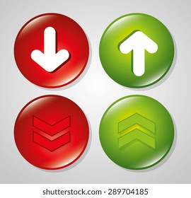 Download design over gray background, vector illustration.