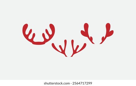 Download a detailed antlers vector illustration, perfect for logos, branding, invitations, and rustic designs. Scalable and versatile for digital or print use.