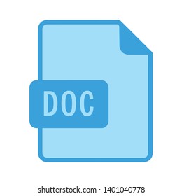 Download Doc Button Doc File Symbol Stock Vector (Royalty Free ...