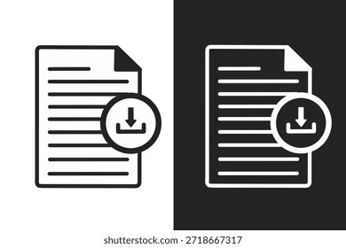 Dokument-Symbol-Design-Element herunterladen.