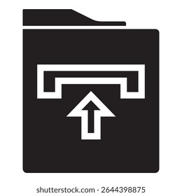 Icono de documento de Descarga. Icono relacionado con la Descarga. Adecuado para Sitio web, App, interfaces de usuario, imprimible, interfaz de usuario, etc. Estilo de icono de línea. Diseño de Vector simple editable