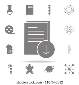 Download Document icon. web icons universal set for web and mobile