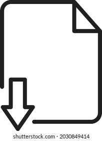 Download  Document Isolated Vector icon which can easily modify or edit

