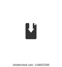 Download document solid icon