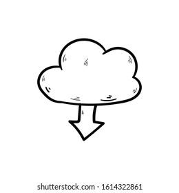 download doodle icon vector hand drawing 