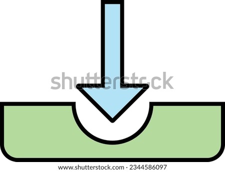 download down audio direction arrow Outline
