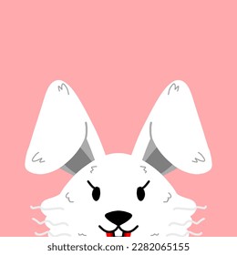 Download Easter cute bunny kids hand drawing template 