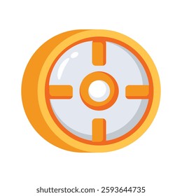 Download easy to use 3d icon of shooting focus