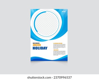 Download EPS Vector travel flyer template