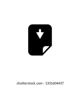 Download File Fill Vector Icon
