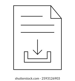 Download File Glyph Icon Design For Personal nad Commercial Use