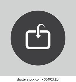 Download file icon. File document symbol.