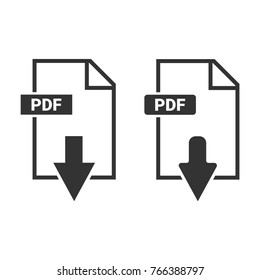 Download file icon. Vector illustration