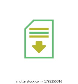download file vector icon logo design