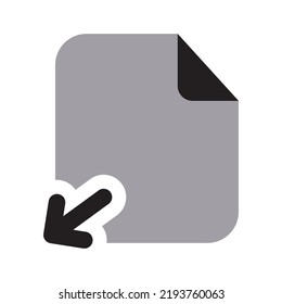 Download Files Icon Two Tone Solid