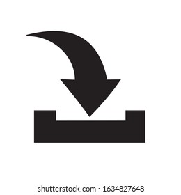 Download files icons vector set for web site or application