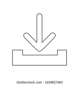 Download files icons vector set for web site or application