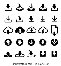 Descargar archivos iconos vectoriales establecidos para sitio web o aplicación
