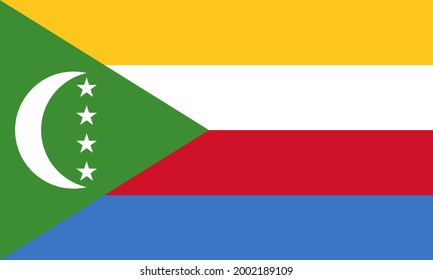 Download Flag of Comoros national country illustration Vector
