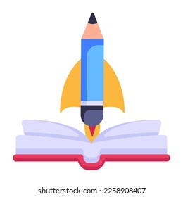 Download flat icon of books, editable vector 