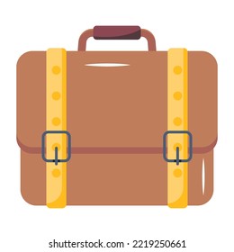 Descargar icono plano de la cartera de documentos 
