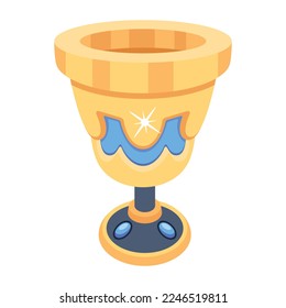Download flat icon of chalice