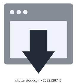 Download flat icon vector illustration.