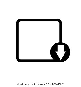 Download flat icon. for website or mobile app icon. vector illustration