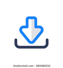 icono de la interfaz de esquema plano