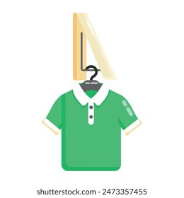 Download flat style icon of clean shirt 