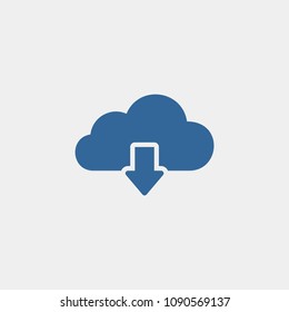 Download flat vector icon