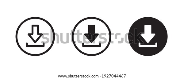 Download flat vector icon. install symbol.\
Download icon. Upload button. Load symbol. Modern, simple flat\
vector illustration