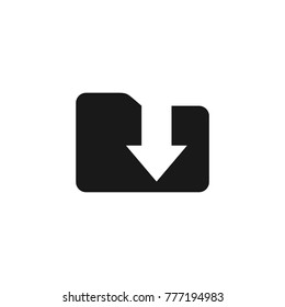 Download Folder Icon Vector Template