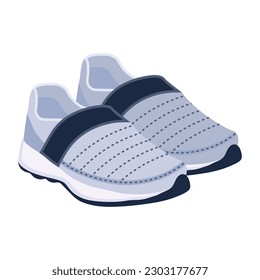 Download formal boots in modern isometric design 