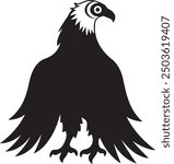 Download a free, high-quality bald eagle vector silhouette for your design projects. Perfect for logos, shirts, and artwork