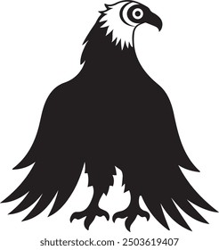 Download a free, high-quality bald eagle vector silhouette for your design projects. Perfect for logos, shirts, and artwork