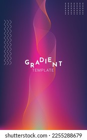 DOWNLOAD FREE VECTOR OF COLORFUL GRADIENT POSTER DESIGN